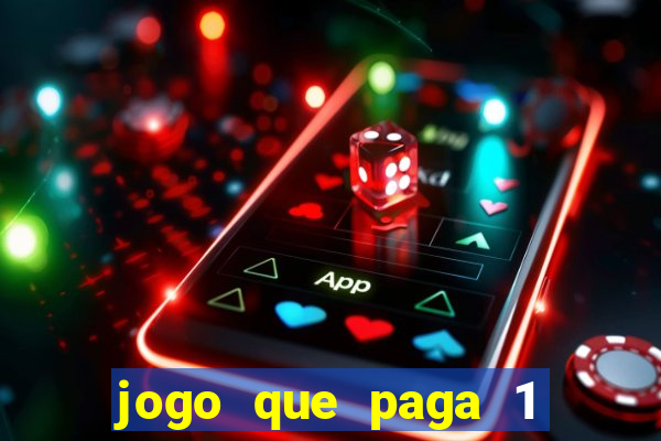 jogo que paga 1 real no pix